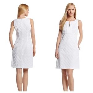 White House Black Market Diamond Jacquard Dress